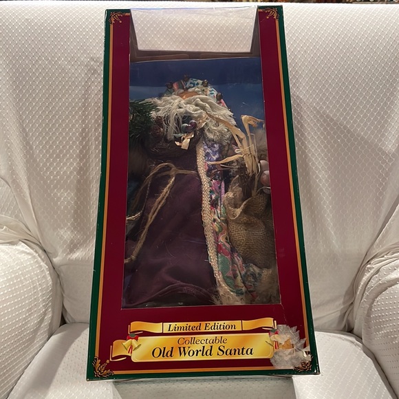 Vtg Old World Santa Limited Edition Handcrafted Tree Topper Collectible 16” Tall - Picture 9 of 13